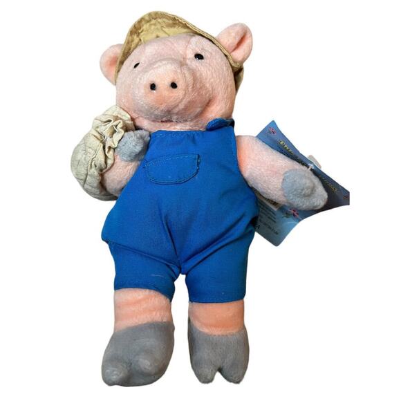 VTG Lot Of 2 Peter Cottontails Fairy Tale Friends Plush Stuffed Toy Piggy Mouse - Picture 3 of 10